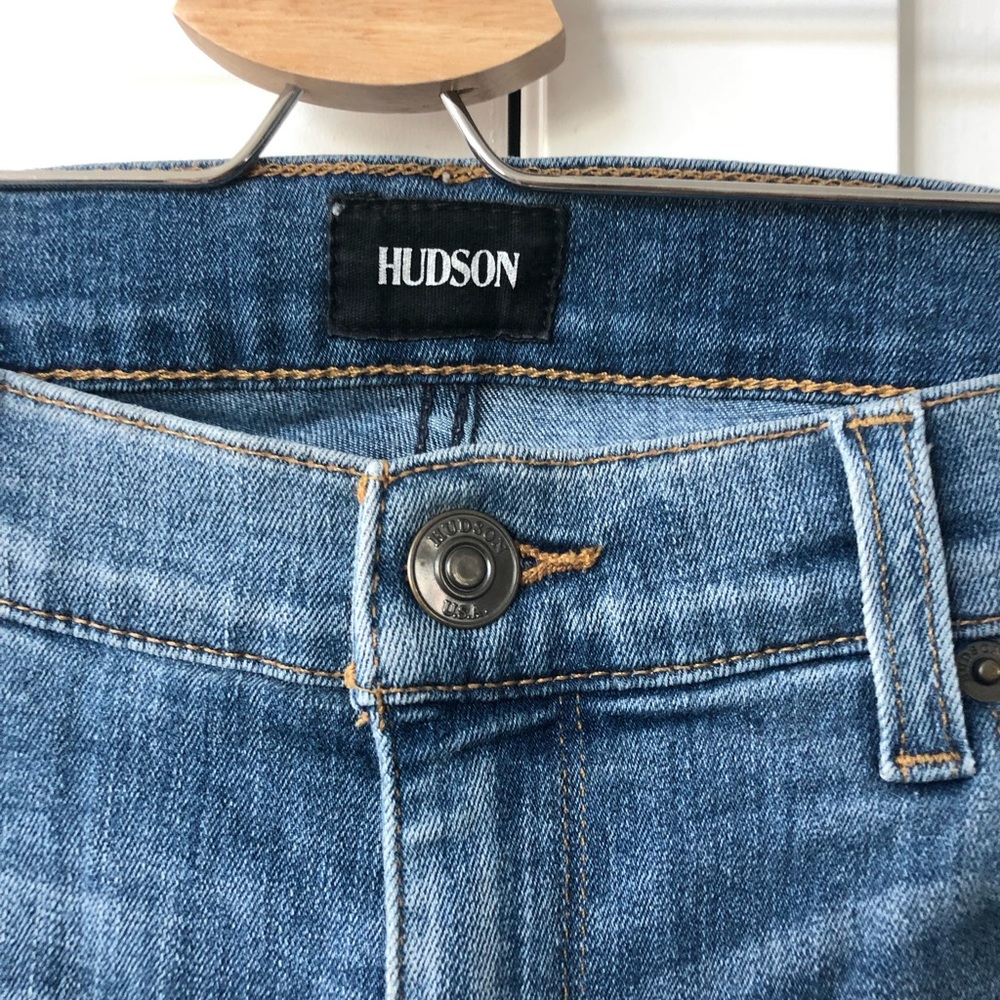 Hudson distressed denim